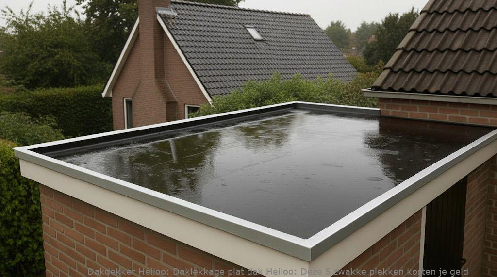 Daklekkage plat dak Heiloo: Deze 5 zwakke plekken kosten je geld